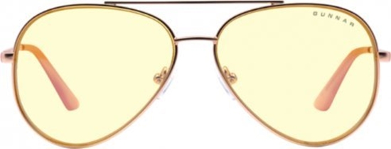 Picture of Okulary Gunnar GUNNAR Optiks Maverick Computerbrille - Amber Glas, roségold