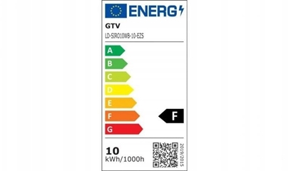Attēls no Oprawa elewacyjna NARIN LED 10W 1000lm 4000K IP54 AC220-240V czarny LD-NAR10WB-10