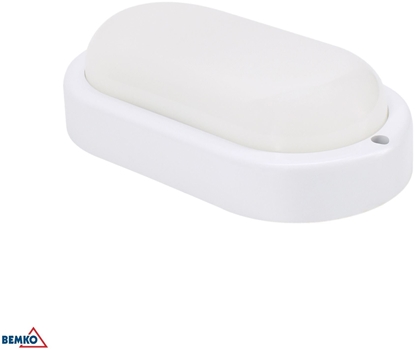 Изображение OPRAWA LED KANLO OWALNA 8W 4000K 760LM IP54 BIAA CZ. MIKR. C45-KAN2-08-WHO-4K-MS