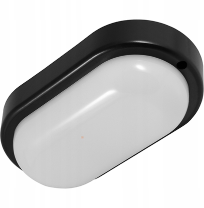 Изображение OPRAWA LED KANLO OWALNA 8W 4000K 760LM IP54 CZARNA C45-KAN2-08-BLO-4K