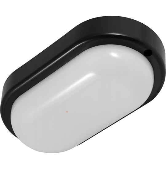 Изображение OPRAWA LED KANLO OWALNA 8W 4000K 760LM IP54 CZARNA C45-KAN2-08-BLO-4K