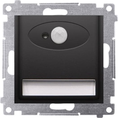 Изображение Oprawa schodowa Kontakt-Simon Oprawa owietleniowa LED z czujnikiem ruchu 230 V AC 1.4 W biay neutralny 4000K matowy czarny DOSCB.01/49