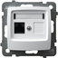 Изображение Ospel Gniazdo komputerowe Karo pojedyncze RJ45 5e biae (GPK-1S/K/m/00)