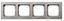 Attēls no Ospel Ramka czterokrotna kaszmir R-4G/82