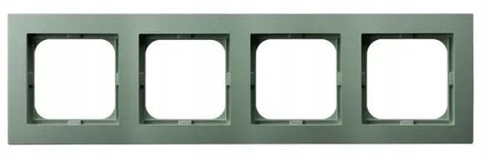 Изображение Ospel Ramka czterokrotna zielony mat R-4G/84