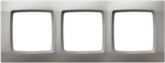 Picture of Ospel Ramka Karo 3-krotna srebrny perowy (R-3S/43)