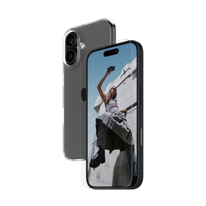 Изображение PANZERGLASS MOBILE SCREEN PROTECTOR 2IN1/IPHONE 16 CLEAR