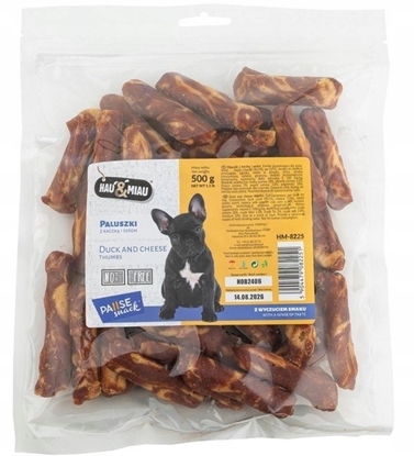 Picture of Pausesnack przysmak dla psa, paluszki z kaczk i serem, 500g