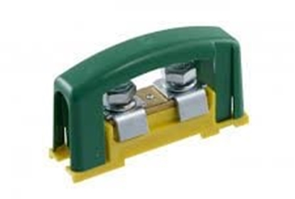 Picture of Pawbol Zacisk ochronny 2x35mm2 óto-zielony z pokryw na szyn TH35 (E.4121P)