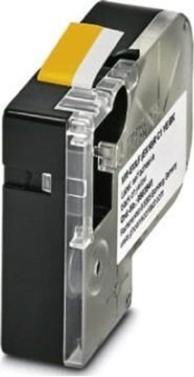 Picture of Phoenix Contact Etykieta termiczna ciga w kasecie óta z czarnym nadrukiem 10mm MM-EMLF (EX10)R C1 YE/BK do drukarki THERMOFOX 0803941