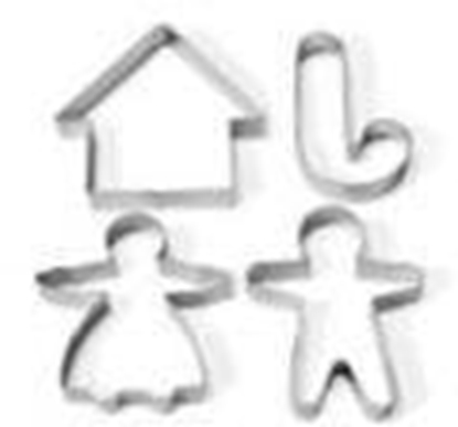 Picture of Piparkuku forminu komplekts 4 gab. blisteri 28 x 19 x 2 cm  8006043156607