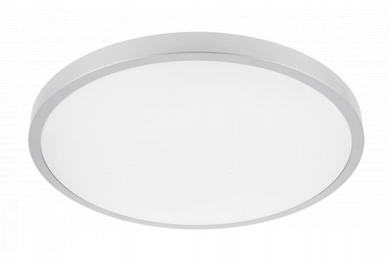 Picture of Plafoniera ATOL LED, Ø400mm, 4000K, 32W, 2560lm, AC220-240V, 50/60 Hz, PF0,9, IP54, silver, 3y