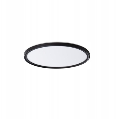 Изображение Plafoniera LED AZPO LED 18,5WCCT-O-B IP54 okrgy 1700lm 3000/4000/6000K barwa neutralna/ciepa/zimna czarny 31515