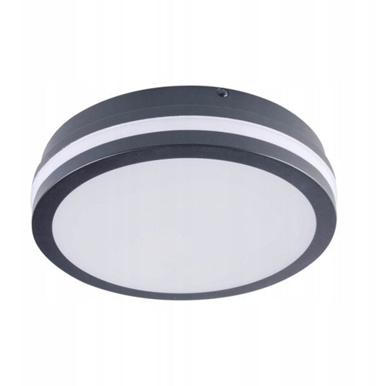 Picture of Plafoniera LED BENO 12-18W CCT-O G 1070-1740lm 3000-4000K ciepa/neutralna IP65 okrga Ø22 IIkl. 5 lat gwar. grafitowy 38789
