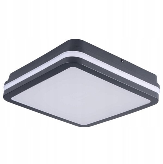 Picture of Plafoniera LED BENO 24-30W CCT-L G max 2940lm 3000-4000K ciepa/neutralna IP65 IIkl. 5 lat gwar. grafitowy 38779