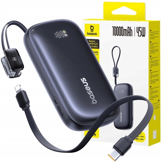 Изображение Powerbank Baseus Powerbank EnerFill FC21 Qpow 10000mAh 45W czarny