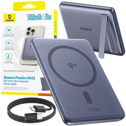 Изображение Powerbank Baseus PicoGo AM31 5000mAh Szary