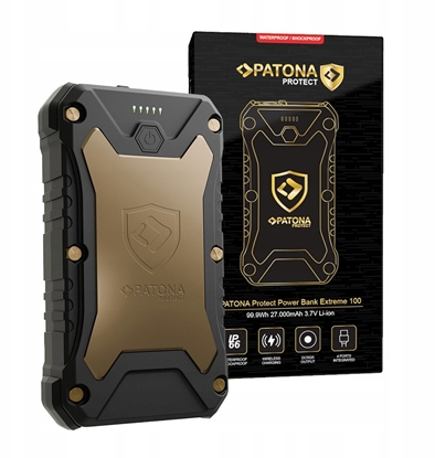 Изображение Powerbank Patona Protect PowerBank Extreme 100 PD65W 27000mAh z adowaniem bezprzewodowym