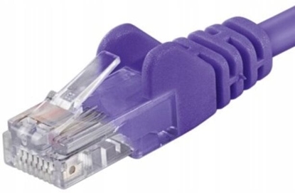 Изображение PremiumCord Patch kabel UTP RJ45-RJ45 CAT6 0.25m fioletowy