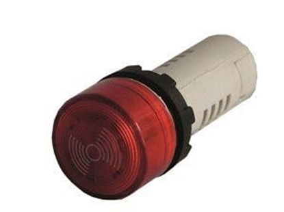 Picture of Promet Buzzer monoblok 24V AC/DC podwietlany czerwony - MBZS024S