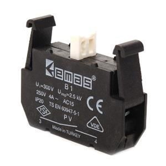 Picture of Promet Element czeniowy 1NO do kaset sterowniczych PV T0 - PVB1