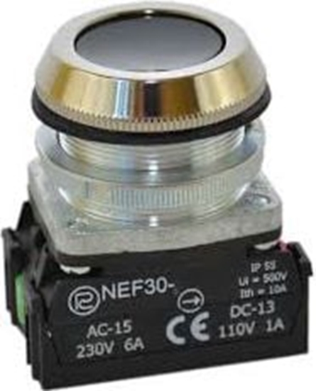 Picture of Promet Przycisk sterowniczy 30mm czarny 2Z (W0-NEF30-K 2X S)