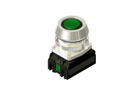 Picture of Promet Przycisk sterowniczy 30mm zielony z samopowrotem - W0-NEF30-UK XY Z