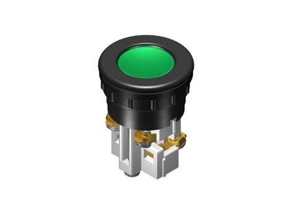 Picture of Promet Przycisk sterowniczy 38mm zielony z samopowrotem - W0-N1-1KP Z