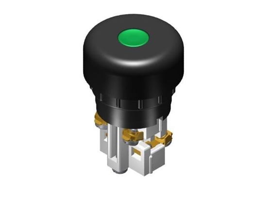 Picture of Promet Przycisk sterowniczy 38mm zielony z samopowrotem - W0-N1-1UP Z
