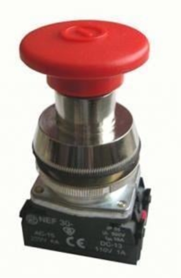 Picture of Promet Przycisk sterowniczy do tablic sygnalizacyjnych 30mm czerwony - W0-NEF30-DRP XY C
