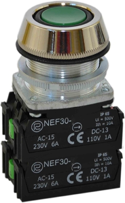 Picture of Promet Przycisk sterowniczy NEF30-UK 2X2Y Z zielony (W0-NEF30-UK 2X2Y Z)
