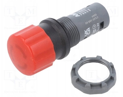 Picture of Przycisk bezpieczestwa grzybkowy 30mm 2R-0- 1Z-2R 24 ... 300 V czerwony CE3T-10R-02 1SFA619500R1051