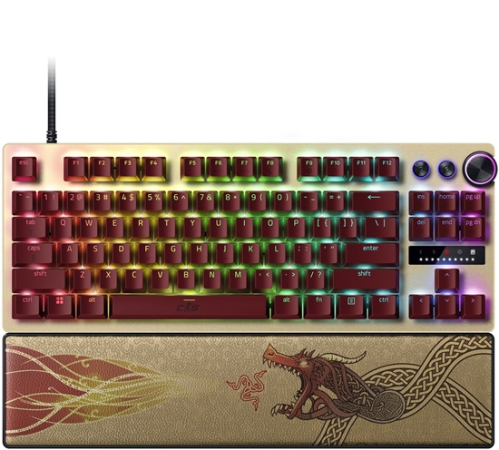Picture of Razer Huntsman V3 Pro Tenkeyless | Gaming Keyboard | Wired | US | Razer Analog Optical Switch Gen-2 | Counter-Strike 2 Edition