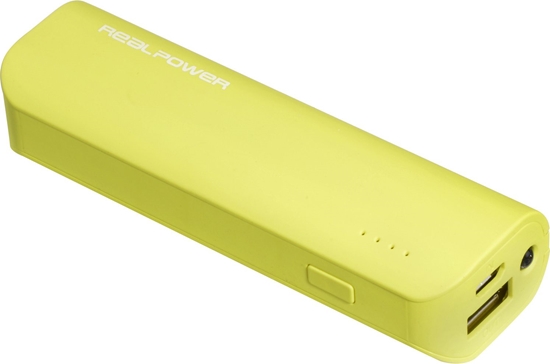 Picture of Realpower Powerbank PB-2600         limettengrün    2.600mAh