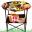 Attēls no RoGer Folding camping table with bag 72x72 cm