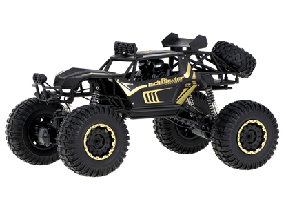Attēls no RoGer RC Rock Crawler Radio Controlled Buggy 2.4GHz / 1:8 / 51cm Black