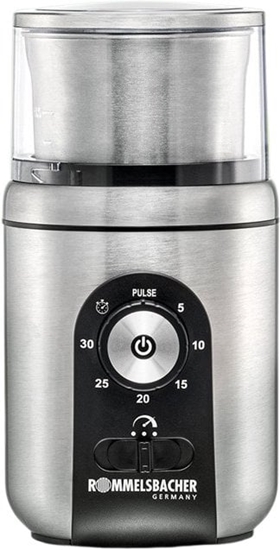 Picture of Rozdrabniacz Rommelsbacher EGK 250 elektryczna szatkownica do warzyw 200 W Czarny, Stal nierdzewna