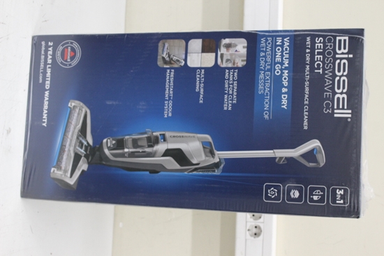 Picture of SALE OUT. Bissell Vacuum Cleaner | CrossWave C3 Select | Corded operating | Handstick | Washing function | 560 W | - V | Black/Titanium/Blue | Warranty 24 month(s) | DAMAGED PACKAGING