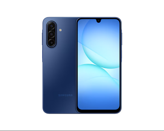 Изображение Samsung | Galaxy | A17 (A176) | Blue | 6.7 " | Super AMOLED | 1080 x 2340 pixels | Exynos | 1330 | Internal RAM 4 GB | 128 GB | MicroSD | Dual SIM | 3G | 4G | 5G | Main camera resolution 50 MP | Secondary camera resolution 5 MP | Android | 5000 mAh