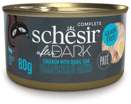 Picture of Schesir After Dark karma mokra, pasztet z kurczaka z jajkami przepiórczymi, 80 g, puszka