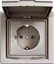 Attēls no Schneider Electric ASFORA Gniazdo SCHUKO IP44 z ramk 1-krotne brz (EPH3100369)