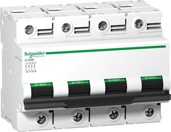 Изображение SCHNEIDER ELECTRIC C120N CB 4P C 80A 10KA