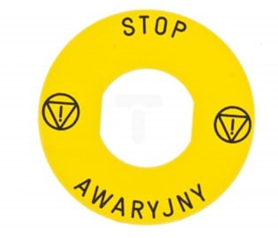 Picture of Schneider Electric Etykieta óta "stop awaryjny" - ZBY9PL30