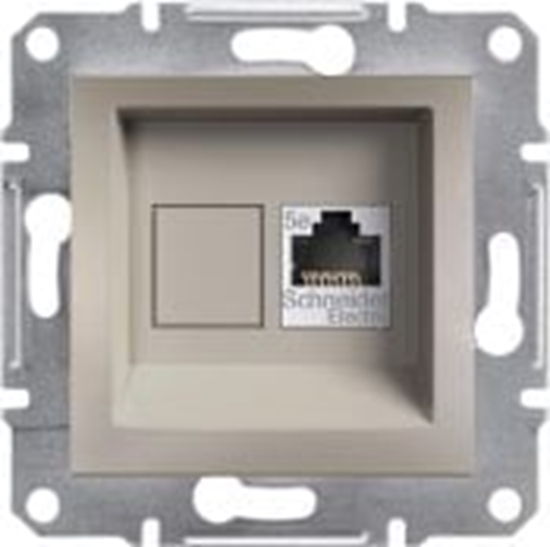 Picture of Schneider Electric Gniazdo komputerowe Asfora kat. 5e UTP bez ramki brz (EPH4300169)