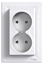 Attēls no Schneider Electric Gniazdo podwójne b/u biae- EPH9700221