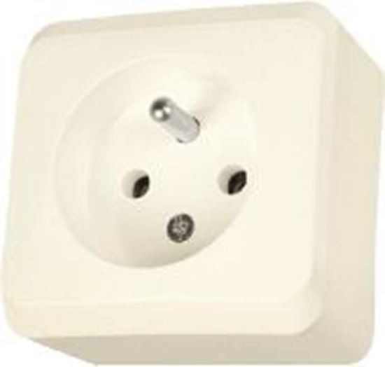 Picture of Schneider Electric Gniazdo pojedyncze Prima z/u 16A IP20 beowe (WDE001130)