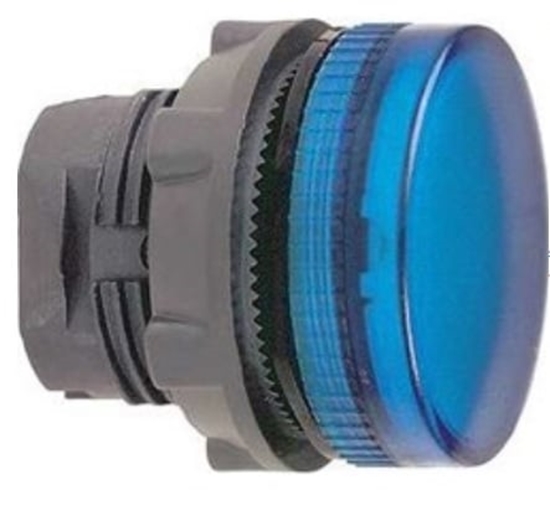 Picture of Schneider Electric Gówka lampki sygnalizacyjnej 22mm IP66 niebieska ZB5AV063