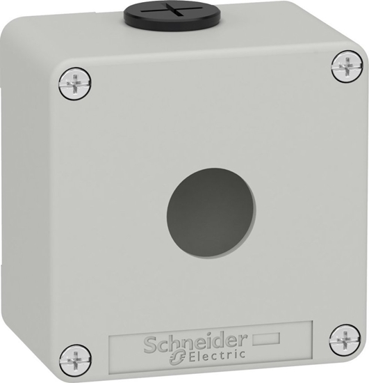 Picture of Schneider Electric Harmony XAP Kaseta sterownicza pusta szara 1 otwór XAPD1201