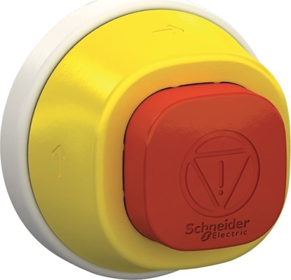 Attēls no Schneider Electric Harmony XB5 Gówka przycisku awaryjnego zatrzymania Estop podwietlenie 230V ZB5AS84W2M
