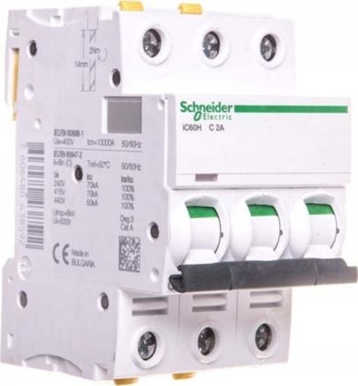 Picture of SCHNEIDER ELECTRIC IC60H CIRCUIT BREAKER 3P C2A 1